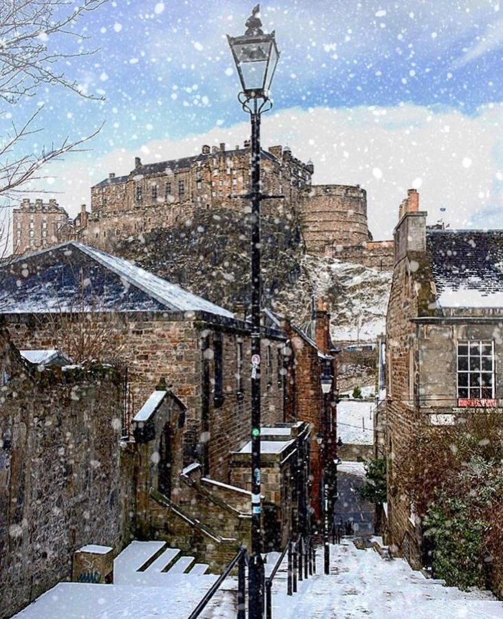 Heart Of Edinburgh City Flat Bagian luar foto